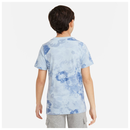 Nike Παιδική κοντομάνικη μπλούζα Sportswear Club Seasonal Allover Print Tee